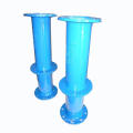 ductile iron flanged wall pipe with puddle flange